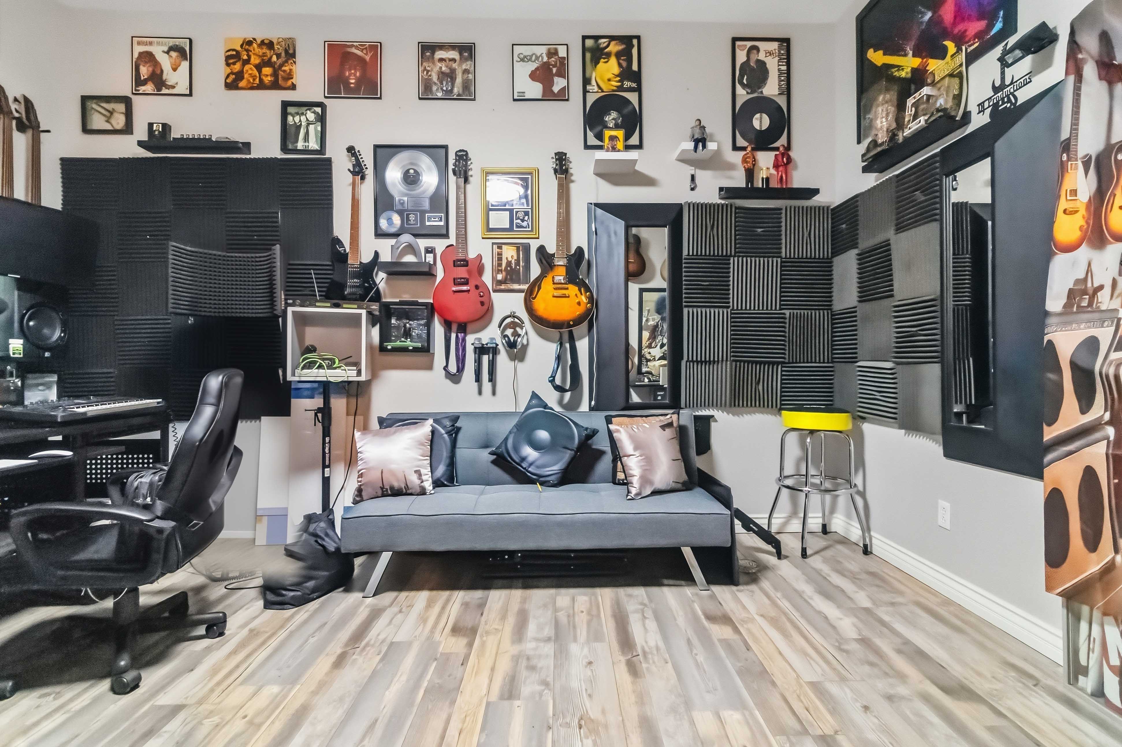 Dedicated music studio or creative flex room at 9564 Trattoria Street